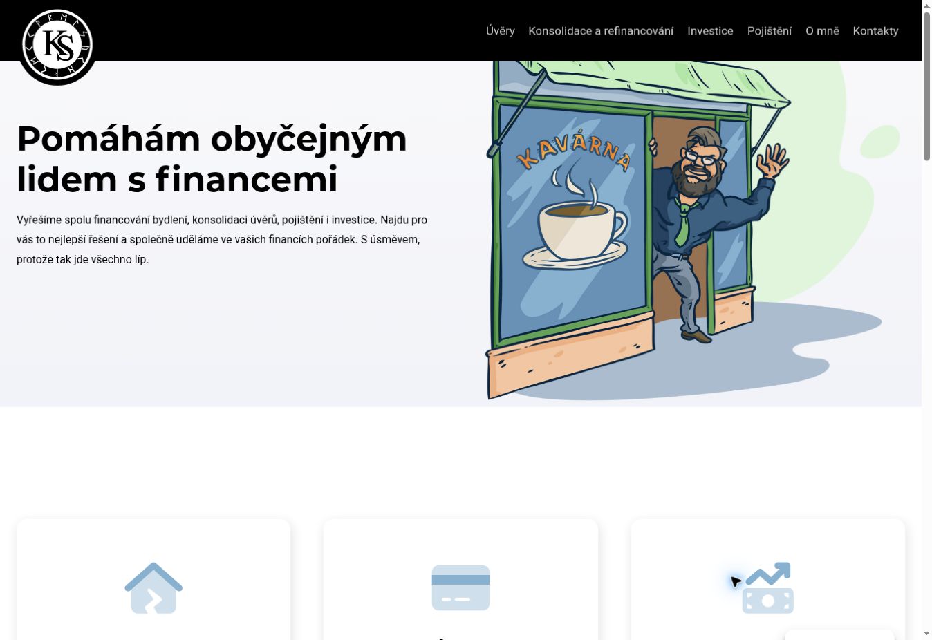 Náhled osobního webu – Karel Sucháček